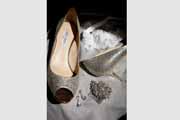 Jimmy Choo bridal shoes and jewelry.