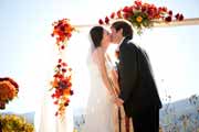 A wedding ceremony at Holman Ranch in Carmel Valley.