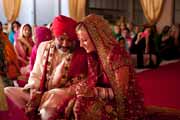 A Sikh wedding ceremony.