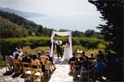 A Big Sur wedding under a chuppa at Ventana Inn.