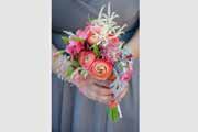 A wedding bouquet.