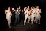 Groomsmen spontaneous portrait.