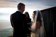 A wedding ceremony at Post Ranch Inn in Big Sur.