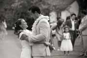 Newlyweds share a moment after their wedding at Hacienda de las Flores wedding in Moraga.