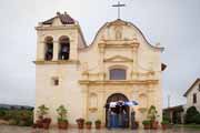 Exterior of San Carlos Cathedral in Monterey, California.
