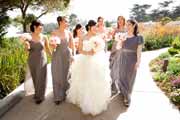 Bridal party at the Lodge at Pebble Beach.